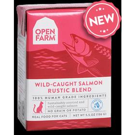 Open Farm Grain Free Wild Caught Salmon Recipe Rustic Blend Wet Cat Food