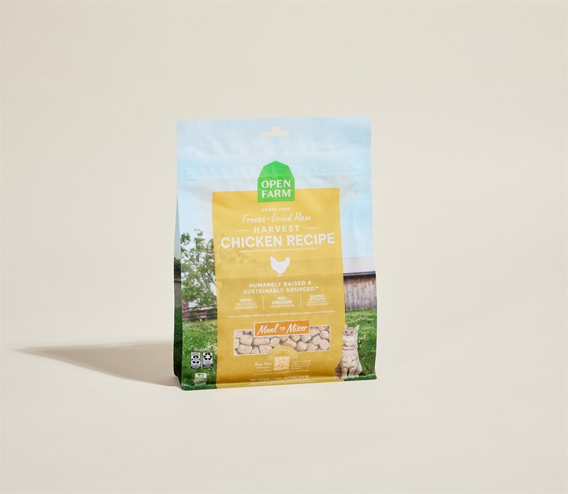 Open Farm Harvest Chicken Freeze Dried Raw Cat Food