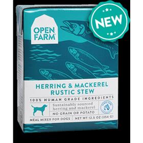 Open Farm Herring Mackerel Rustic Stew Dog Wet Food