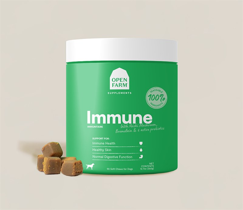 Open Farm Immune Supplement Chews for Dogs