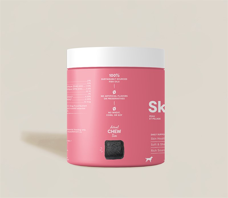 Open Farm Skin Coat Supplement Chews for Dogs