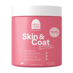 Open Farm Skin Coat Supplement Chews for Dogs