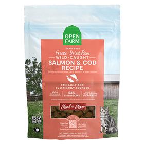 Open Farm Wild Caught Salmon Cod Freeze Dried Raw Cat Food