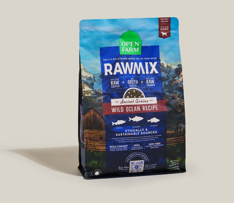 Open Farm Wild Ocean Ancient Grains RawMix Dry Dog Food