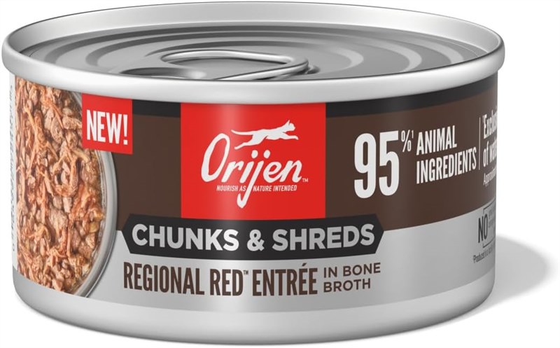 Orijen Regional Red Entree in Bone Broth Wet Cat Food