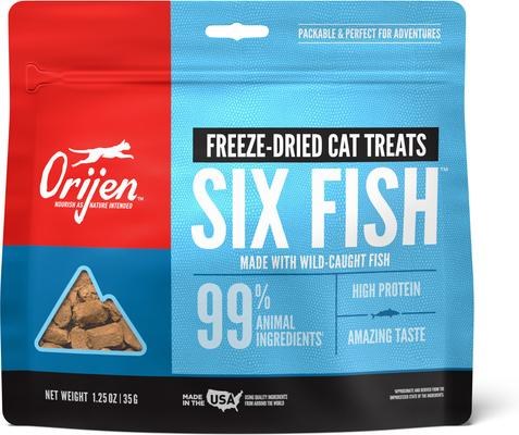 Orijen Six Fish Cat Freeze Dried Treats