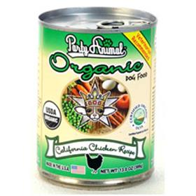 Party Animal Organic Dog Food California Chicken Recipe