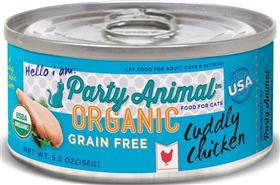 Party Animal Organic Grain Free Cuddly Chicken Cat