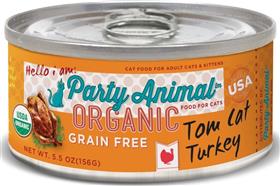 Party Animal Organic Grain Free Tom Cat Turkey