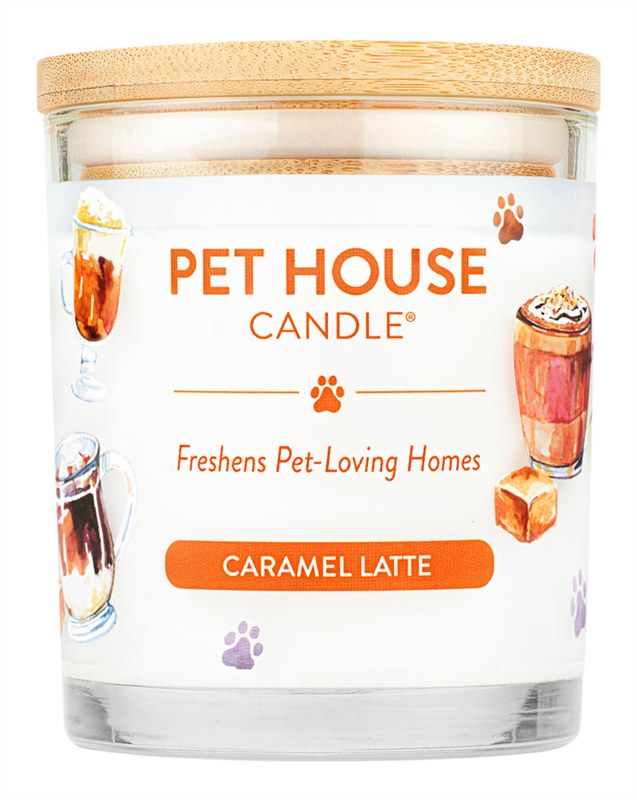 Pet House Candle Caramel Latte