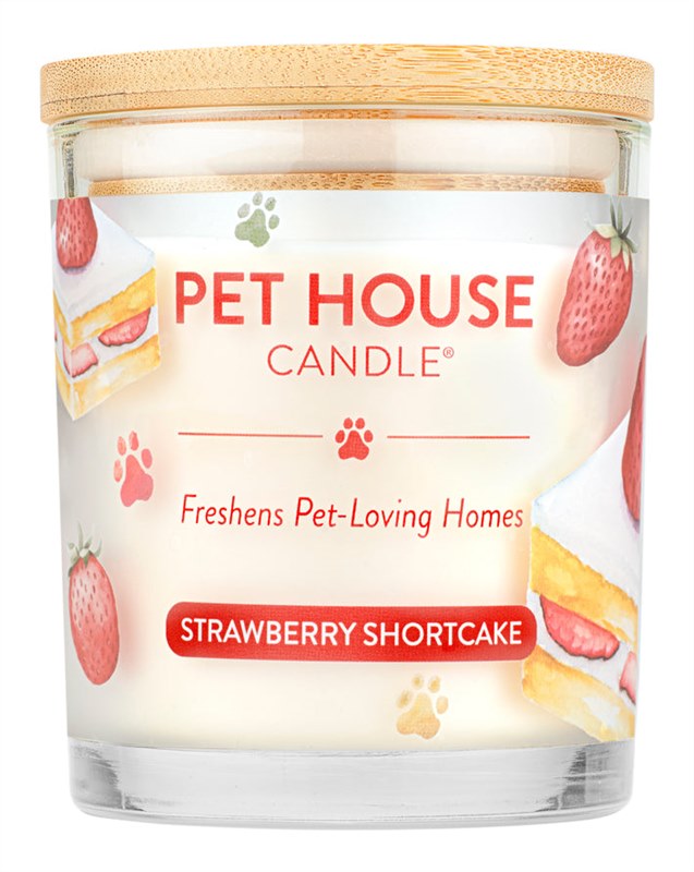 Pet House Candle Strawberry Shortcake