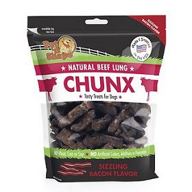 Pet n Shape Beef Lung CHUNX Bacon Flavor Dog Treats