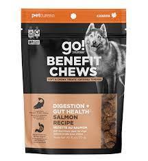 Petcurean Go Benefit Chews Digestion Gut Health Salmon Dog Treats