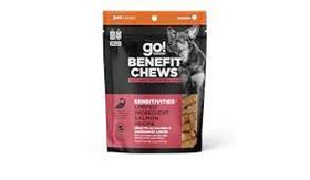 Petcurean Go Benefit Chews Sensitivities Limited Ingredient Salmon Dog Treats