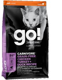 Petcurean Go Carnivore Grain Free Chicken Turkey Duck Cat Food