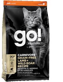 Petcurean Go Carnivore Grain Free Lamb Wild Boar Recipe Cat Food