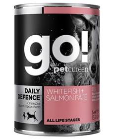Petcurean Go Daily Defence Whitefish Salmon Pate Canned Dog Food