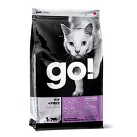 Petcurean GO Natural Chicken Turkey and Duck Dry Cat Food