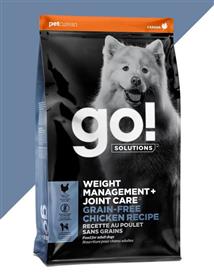 Petcurean GO Weight Management and Joint Care Grain Free Chicken Recipe Dry Dog Food