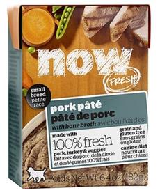 Petcurean Now Fresh Small Breed Grain Free Small Breed Pork Pate with Bone Broth