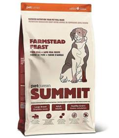 Petcurean Summit Farmstead Feast Pork Meal Lamb Meal Recipe for Adult Dogs