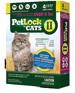 PetLock II Cat Flea and Tick Control Large Cat