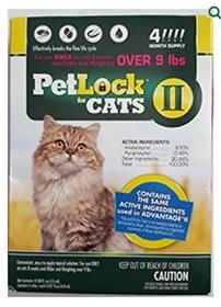 PetLock II Cat Flea and Tick Control Large Cat