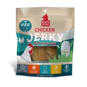 Plato Chicken Jerky with Goats Milk Dog Treat