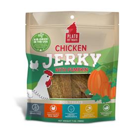 Plato Chicken Jerky with Pumpkin Dog Treat