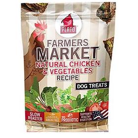 Plato Farmers Market Chicken Vegetables Grain Free Dog Treats