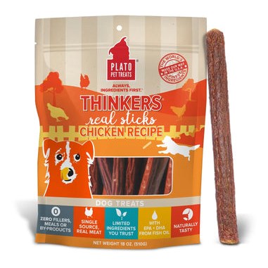 Plato Pet Treats Thinkers Chicken