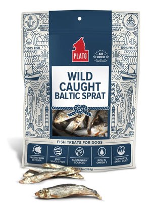 Plato Pet Treats Wild Caught Baltic Sprat