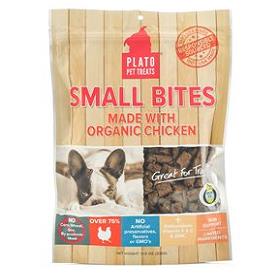 Platos Farmers Market Small Bites Organic Chicken Dog Treats