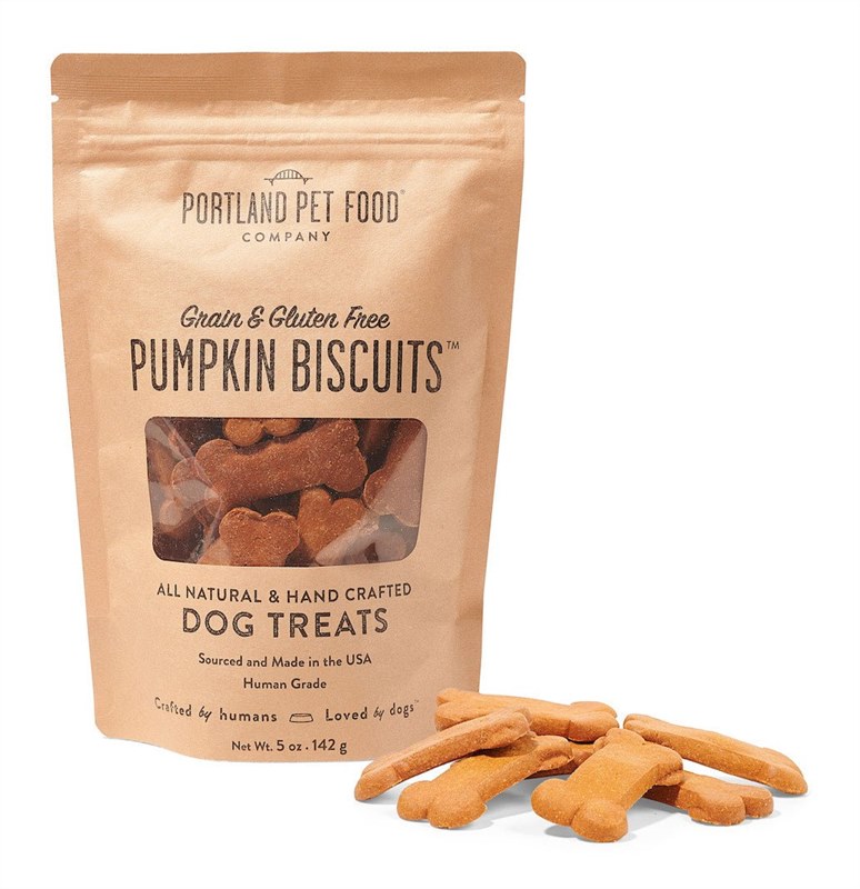 Portland Pet Food Company Pumpkin Biscuits Grain Free Dog Treats