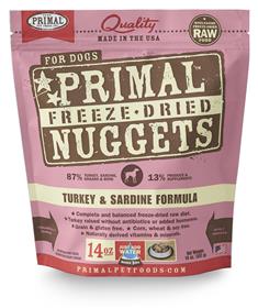 Primal Freeze Dried Canine Turkey and Sardine Formula