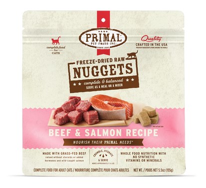 Primal Freeze Dried Feline Beef and Salmon Formula