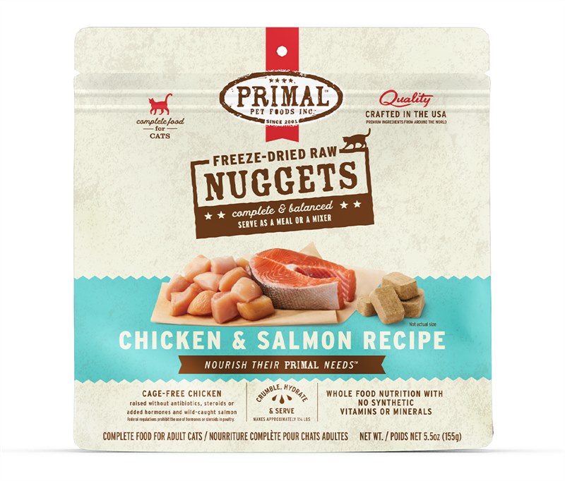 Primal Freeze Dried Feline Chicken and Salmon Formula