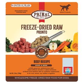 Primal Freeze Dried Raw Pronto Beef Recipe