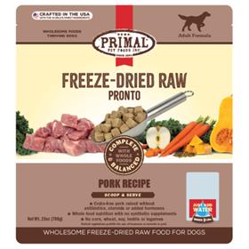 Primal Freeze Dried Raw Pronto Pork Recipe