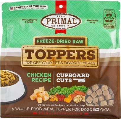 Primal Freeze Dried Raw Toppers Chicken Recipe Cupboard Cuts