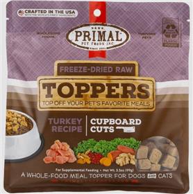 Primal Freeze Dried Raw Toppers Turkey Recipe Cupboard Cuts