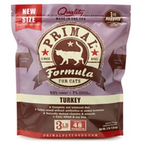 Primal Frozen Feline Turkey Formula