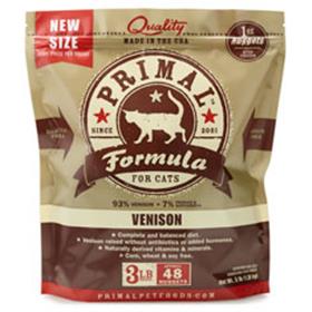 Primal Frozen Feline Venison Formula