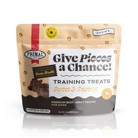 Primal Give Pieces a Chance Beef Jerky Pieces for Dogs