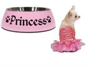 Princess Dog Bowl