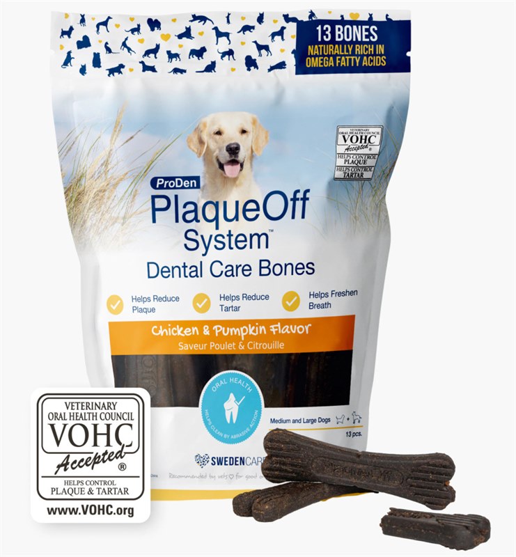 ProDen PlaqueOff System Dental Care Bones