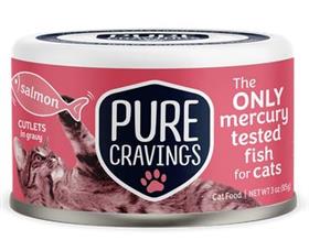 Pure Cravings Wild Salmon Cutlets in Gravy Cat Cans