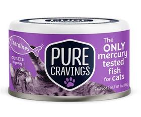 Pure Cravings Wild Sardines Cutlets in Gravy Cat Cans