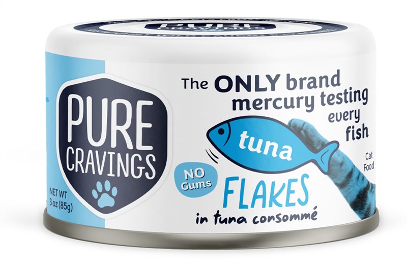 Pure CravingsTuna Flakes in Tuna Consomme Cat Can