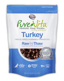 Pure Vita Freeze Dried Turkey for Dogs
